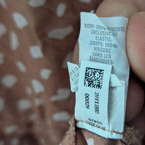 Aerie Brown Polka Dot Button Down Slip Mini Dress Sundress - Picture 7 of 7